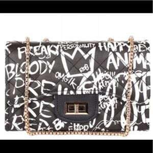 NEW Graffiti Print Crossbody Bag Multiple Colors